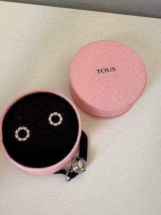 Pendientes Tous Plata Aro Pequeño