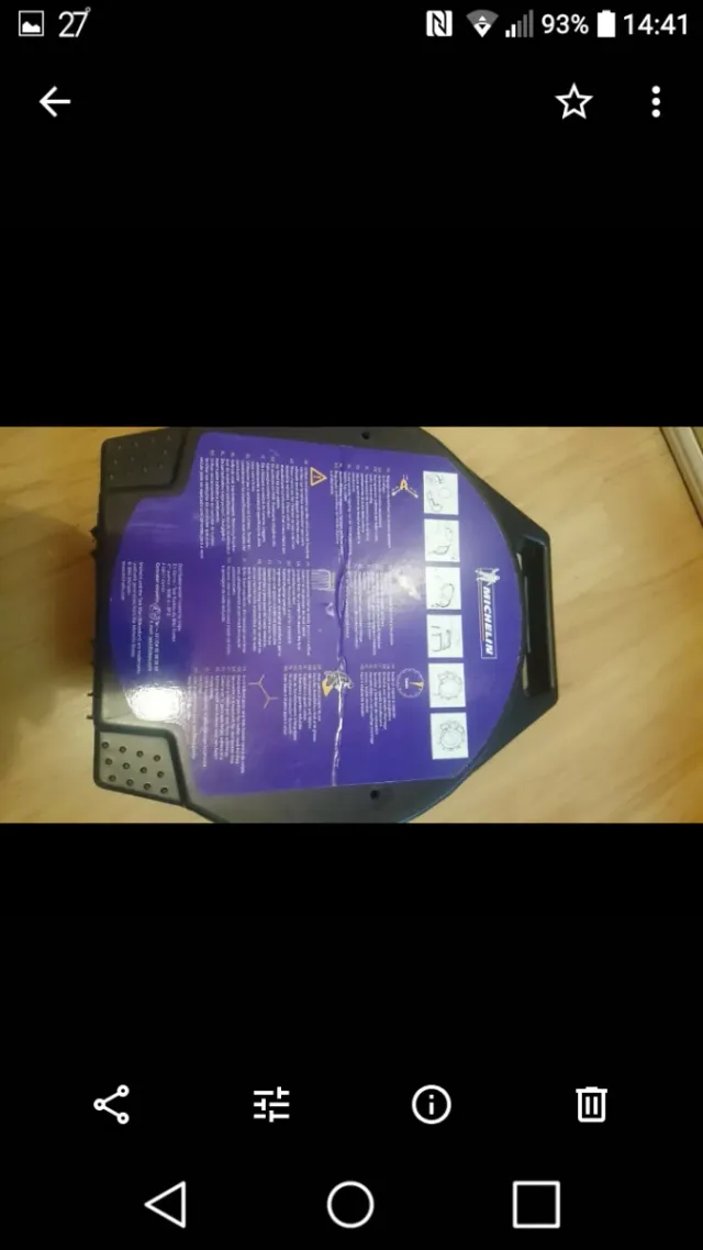 Cadenas para a neve Michelin 3MX