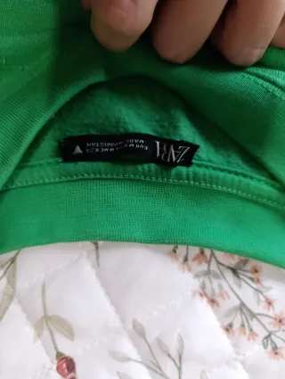 Conjunto chándal crop top verde