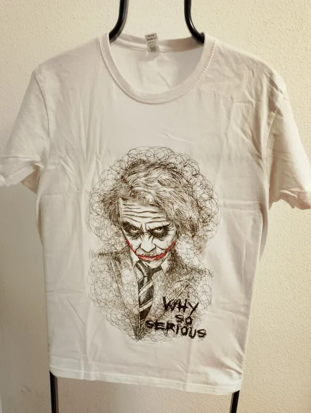 Camiseta Joker Why So Serious Talla L