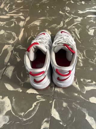 Zapatillas Nike Air More Uptempo Blancas Rojas