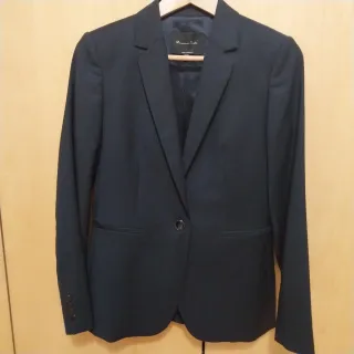 Americana azul marino Massimo Dutti