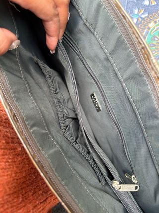 Bolso Picard efecto piel de serpiente