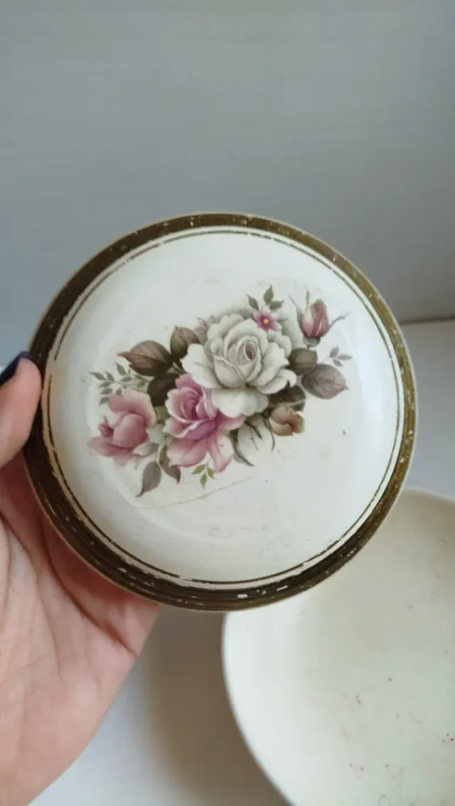 Portagioie vintage con rose