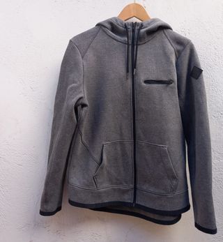 Sudadera Hollister con capucha gris Talla S