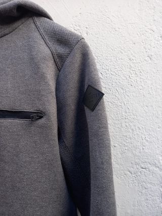 Sudadera Hollister con capucha gris Talla S