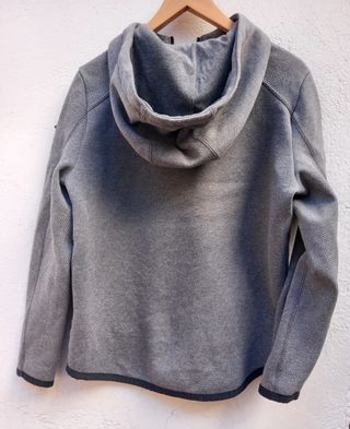 Sudadera Hollister con capucha gris Talla S