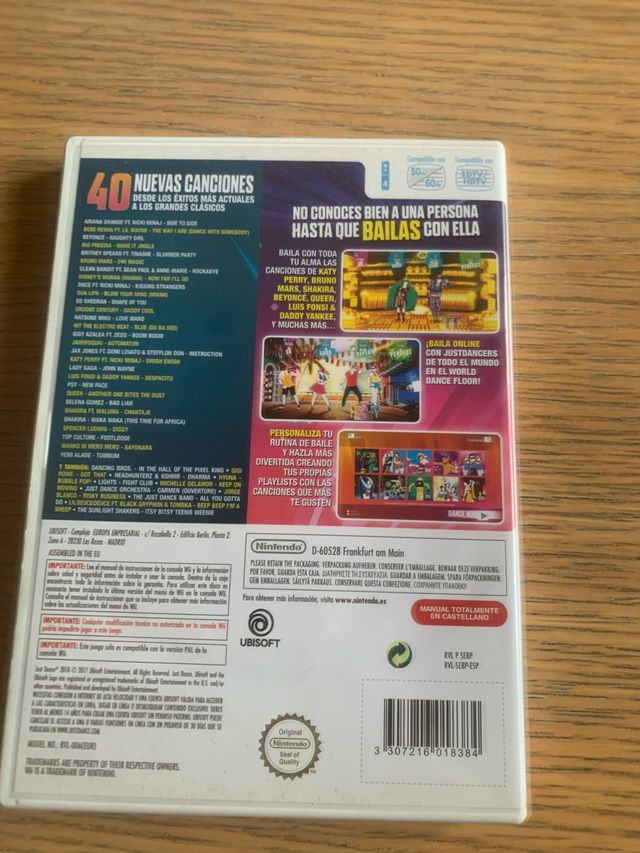 Just Dance 2018 Wii