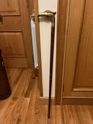 Bastón coleccionista cabeza de águila