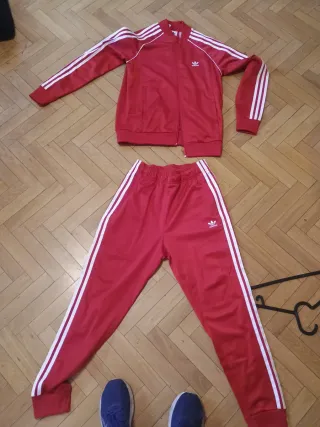 Chándal Adidas Rojo Talla 13-14 Años