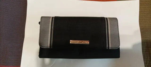 Portafoglio Tommy Hilfiger Donna Nero Grigio