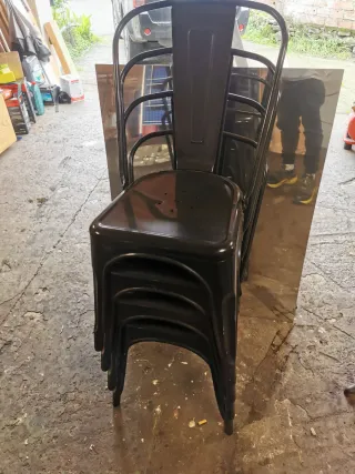 Silla estilo industrial 4 und