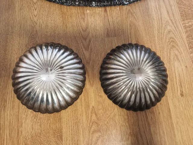 Fuente de alpaca con asas