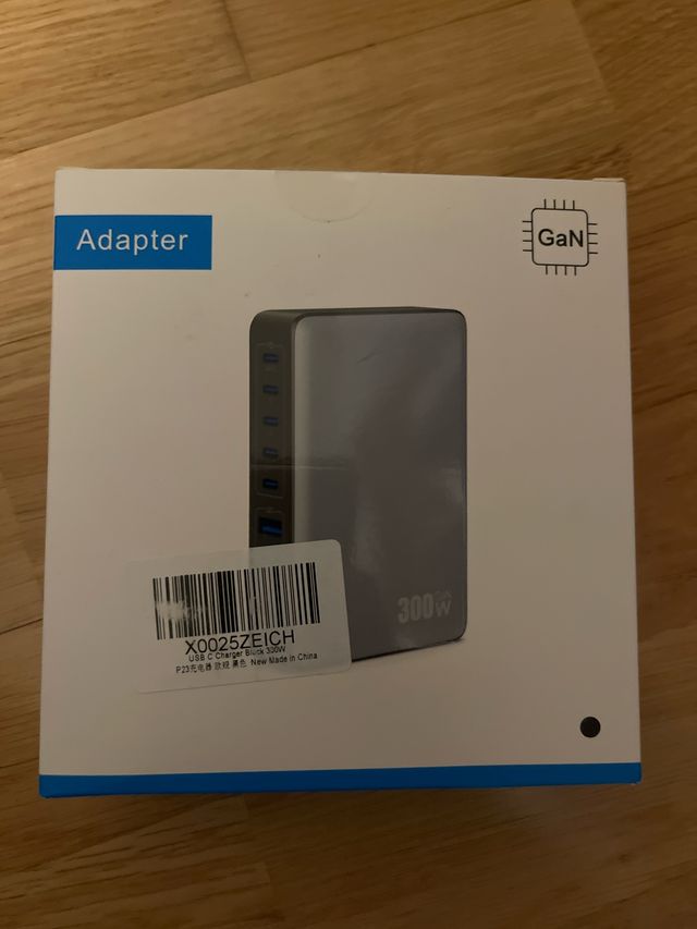 Adaptador USB C GaN 300W
