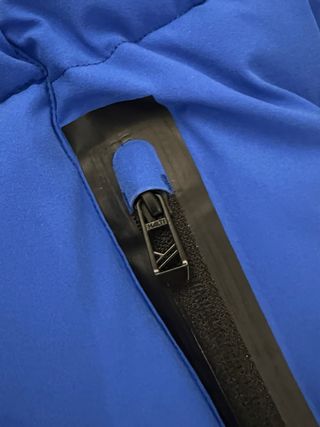 Giacca invernale/da sci blu con cappuccio