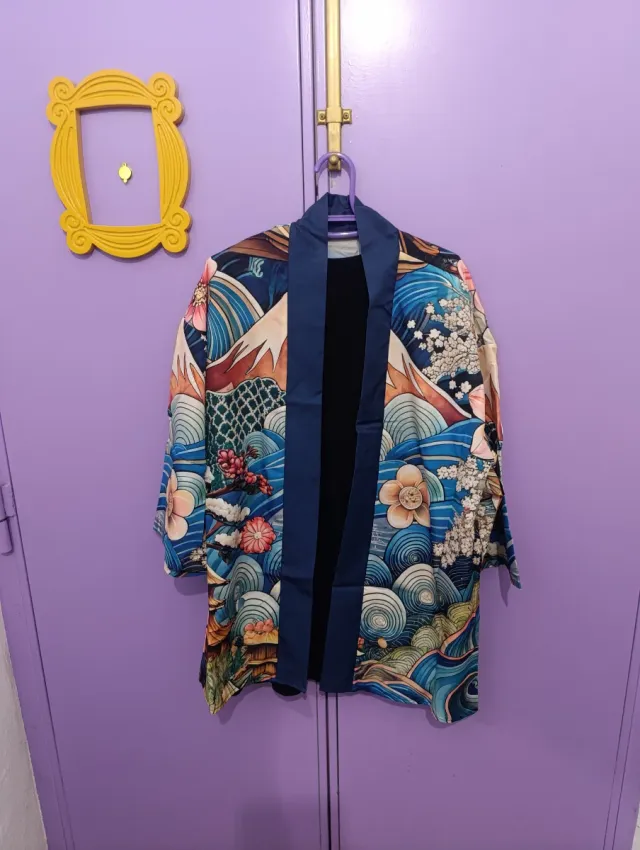 Camisa Kimono Japonés Estampado