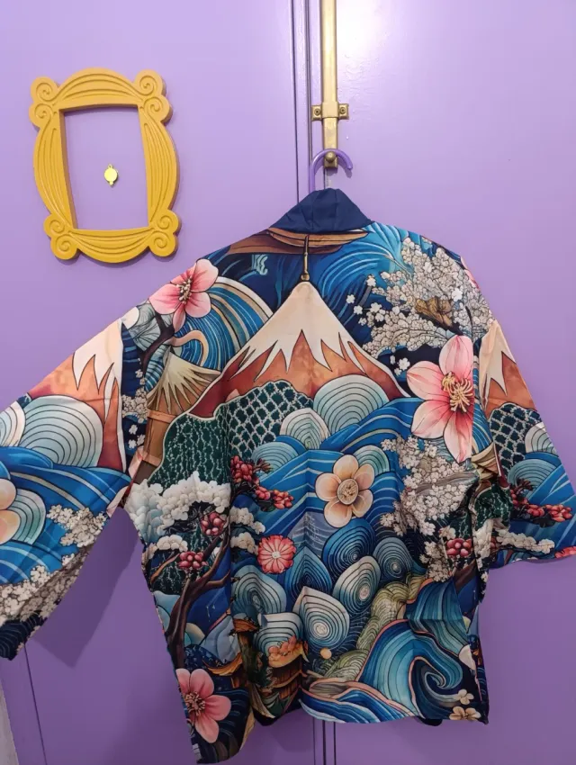 Camisa Kimono Japonés Estampado