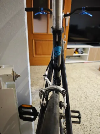 Bicicleta single speed fixie polo blue Talla M