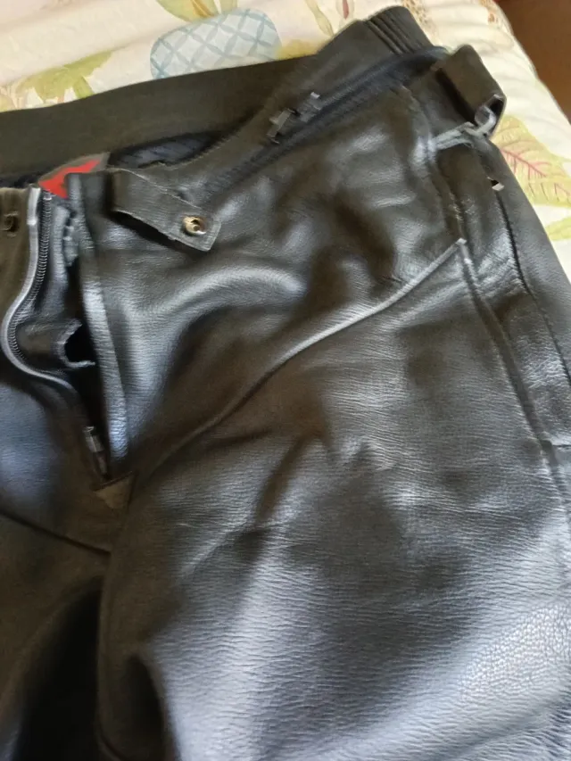 Pantalón Cuero Dainese Negro