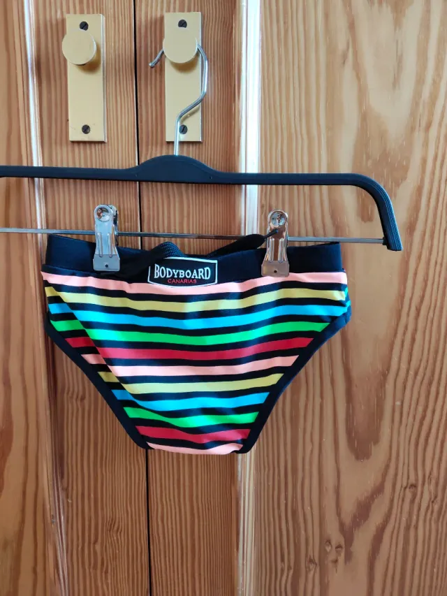 Bañador niño rayas multicolor