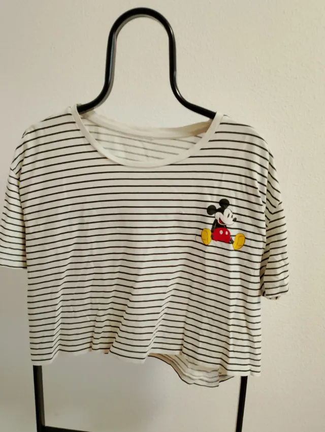 Camiseta rayas Mickey Mouse