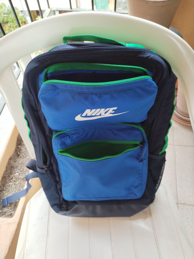 Mochila Nike Azul y Verde