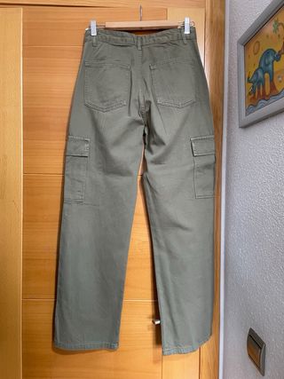 Pantalones cargo militares verdes