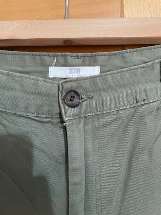 Pantalones cargo militares verdes