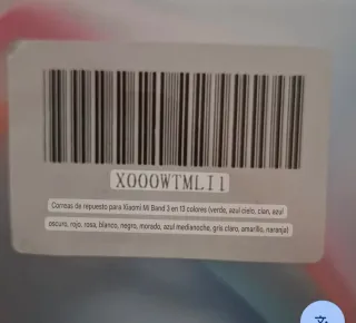 Correas Xiaomi Mi Band 3 (Pack 5 colores)