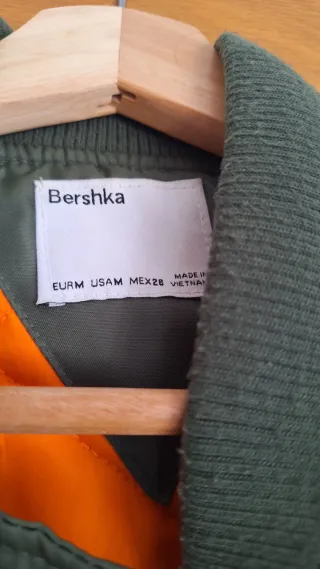 Chaqueta bomber verde mujer