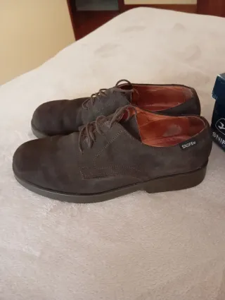 Zapatos de ante Snipe hombre marrones