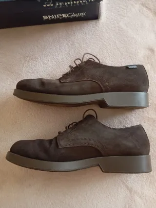 Zapatos de ante Snipe hombre marrones