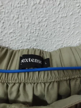 Falda verde oliva con cinturón