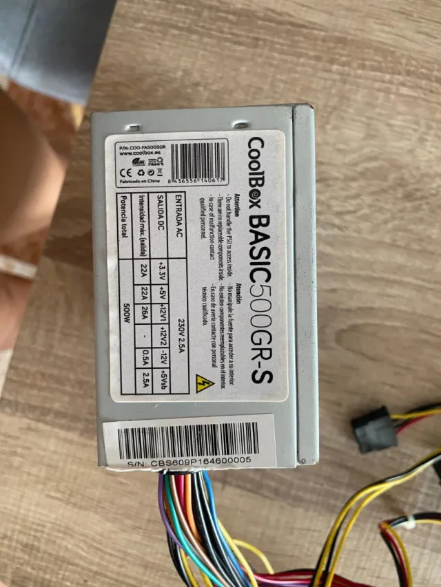 Fuente Alimentación PC CoolBox 500W