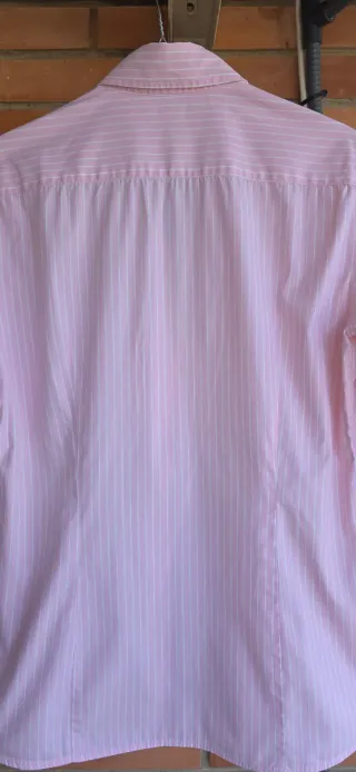 Camisa Massimo Dutti T.40 Rayas Blancas