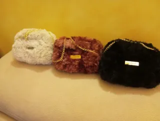 Borse clutch pelliccetta