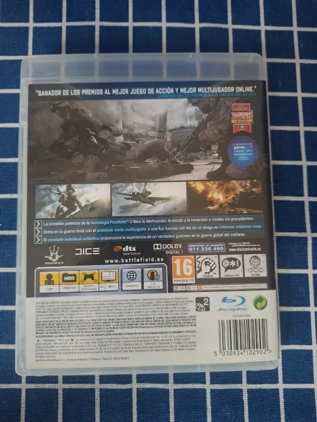 PS3 BATTLEFIELD 3 ORIGINAL COMPLETO