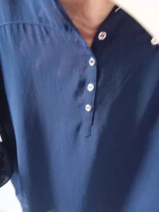 Camisa azul talla 38