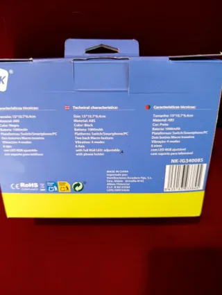 Mando Inalámbrico NK RGB