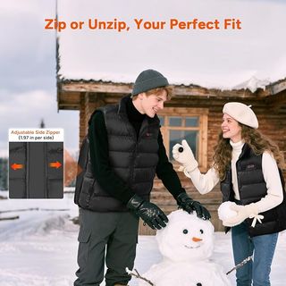 Chaleco Calefactable Unisex Negro