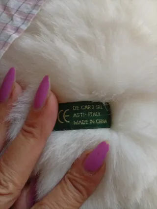 Peluche grande Mucca Bianca
