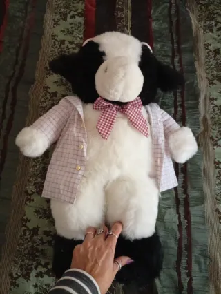 Peluche grande Mucca Bianca