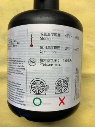 Líquido antipinchazos ITW 450ml original Toyota