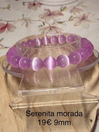 Pulseras Selenita 9mm varios colores