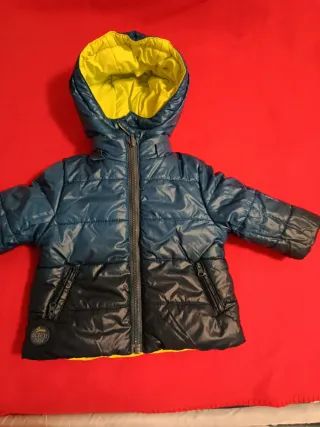 Giacchetto reversibile per bambini blu e nero