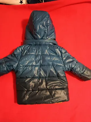 Giacchetto reversibile per bambini blu e nero