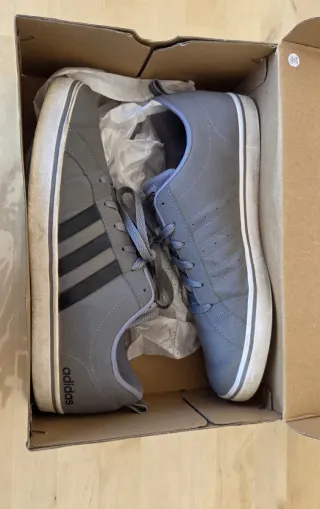 Scarpe Adidas Uomo Taglia 46 Grigie - con scatola