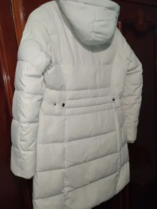 Chaquetón largo Ralph Lauren crema