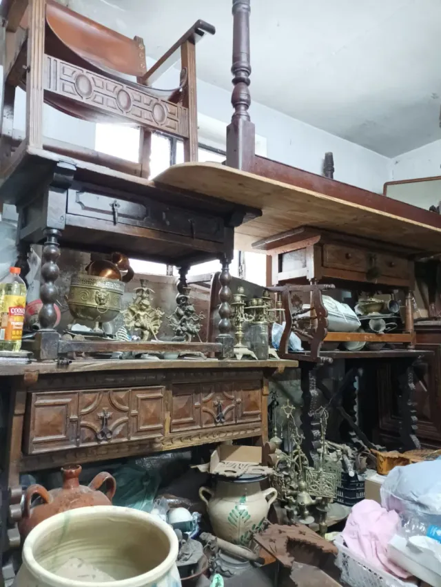 Lote Mesas Antiguas Madera