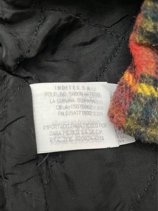 Camisa/Sobrecamisa Zara Cuadros